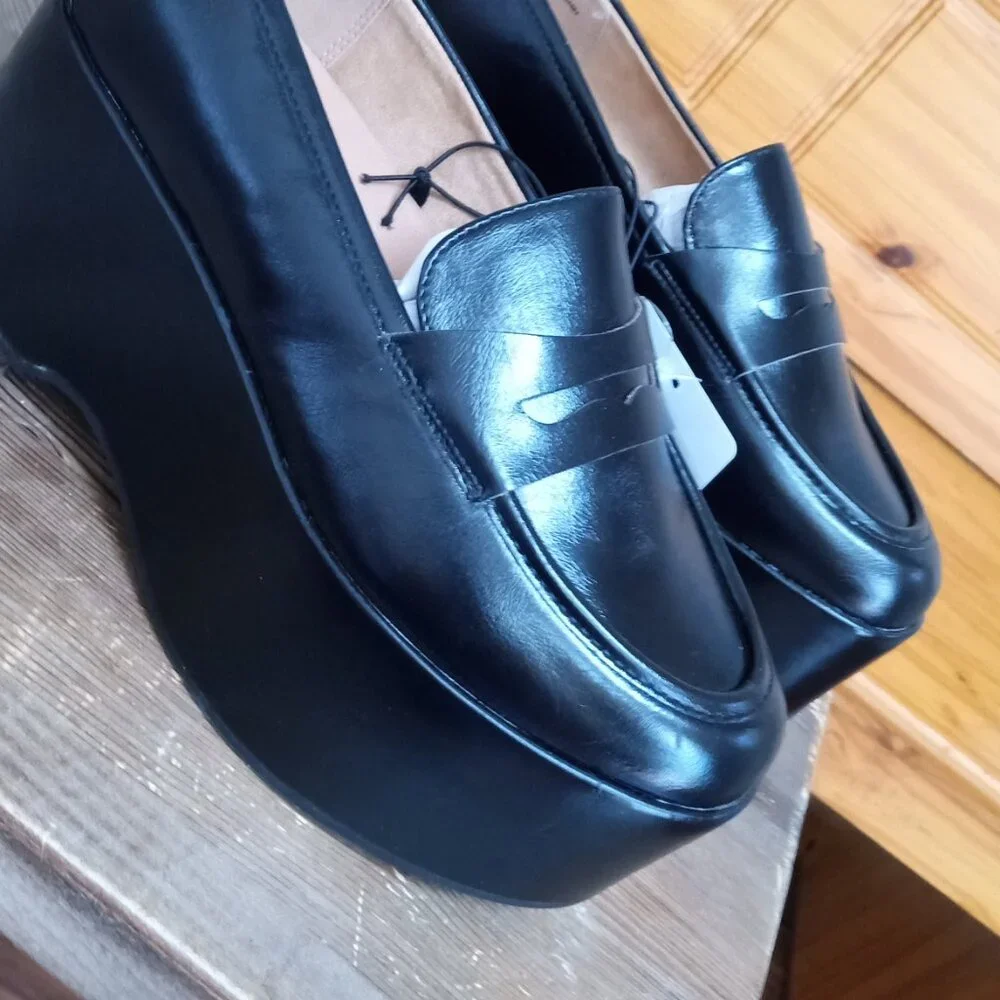 Scoop NYC Women’s Size 9 Platform Penny Loafers NEW! - Picture 9 of 15